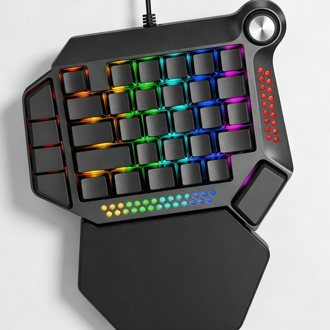 One-Handed RGB Mechanical Gaming Keypad